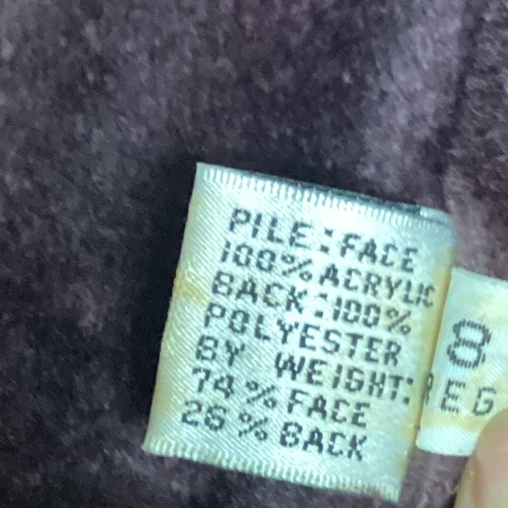 VTG 80s London Towne Trench Coat Zip Out Plush Lining Sz 8 Mauve 171F - Picture 11 of 13